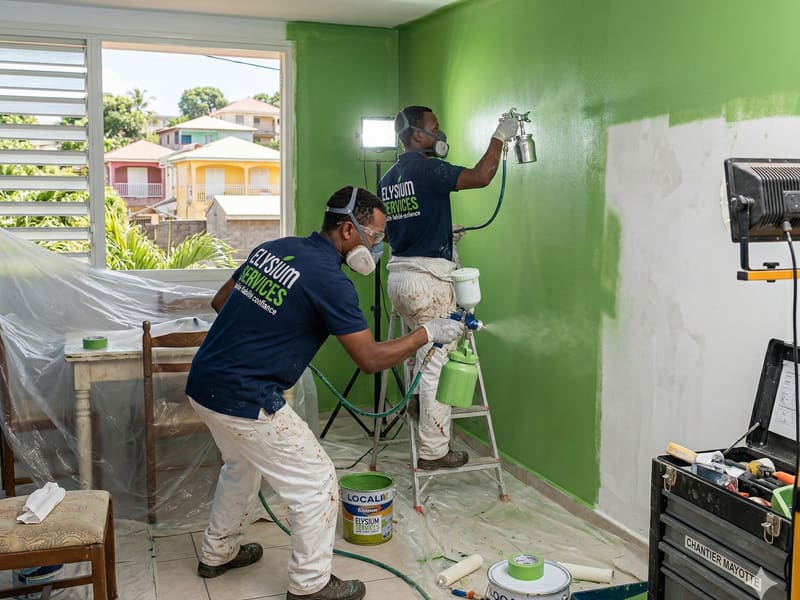 Travaux peinture ELYSIUM Mayotte